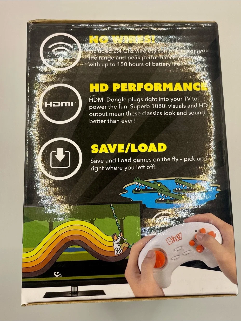 Atgames Activision 20 in 1 Classics Flashback Blast Pitfall wireless HDMI DONGLE